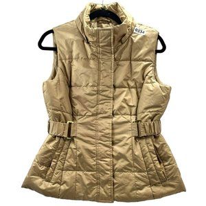 NEW YORK & COMPANY, Women VEST, SIZE S, sleeveless, color gold brown